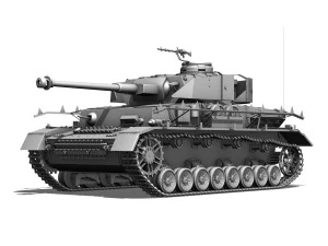 sdkfz161 pzkpfw iv panzer 4 ausfh 3D Model