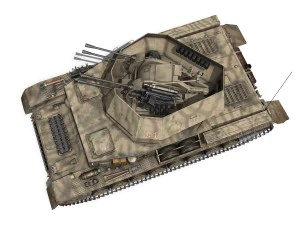 sdkfz 161 4 flakpanzer iv wirbelwind 3D Model