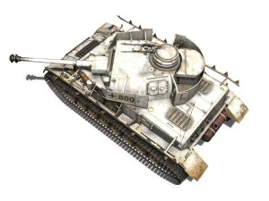 sdkfz161 pzkpfw iv panzer 4 ausf h winterkit 3D Model