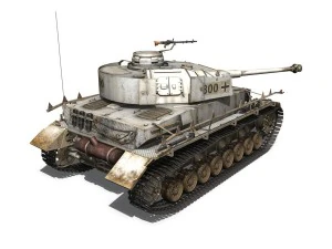 sdkfz161 pzkpfw iv panzer 4 ausf h winterkit 3D Model