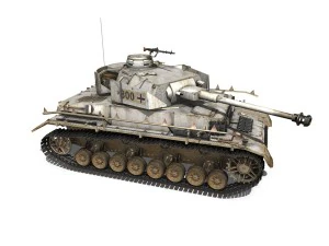 sdkfz161 pzkpfw iv panzer 4 ausf h winterkit 3D Model