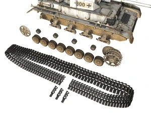 sdkfz161 pzkpfw iv panzer 4 ausf h winterkit 3D Model