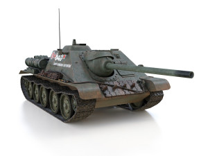 su-85 - 843 - soviet self-propelled 3Dモデル
