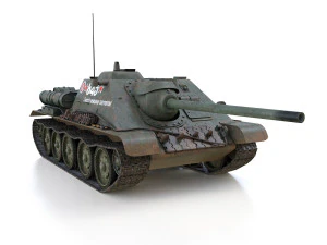 su-85 - 843 - soviet self-propelled 3D Model