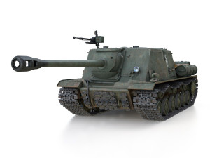 isu-122s - 16 - soviet assault 3D-Modell