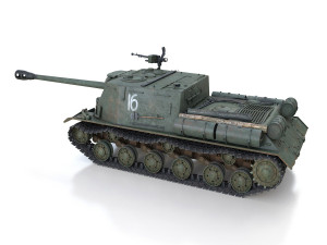 isu-122s - 16 - soviet assault 3D-Modell