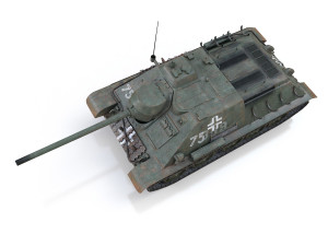 jagdpanzer su-85r - 75 - 6 panzer division 3D-Modell