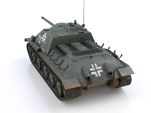 jagdpanzer su-85r - 75 - 6 panzer division 3D-Modell