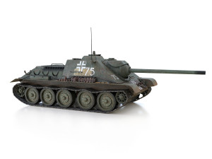 jagdpanzer su-85r - 75 - 6 panzer division 3D-Modell