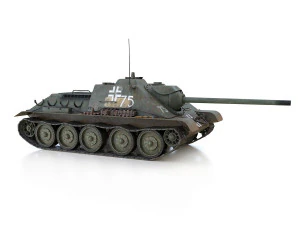 jagdpanzer su-85r - 75 - 6 panzer division 3D Model