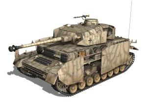 sdkfz 161 pzkpfw iv panzer 4 ausf h late 3D Model