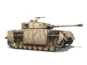 sdkfz 161 pzkpfw iv panzer 4 ausf h late 3D Model