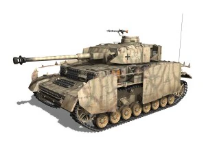 sdkfz 161 pzkpfw iv panzer 4 ausf h late 3D Model