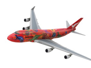 boeing 747 - qantas - wunala dreaming 3D-Modell