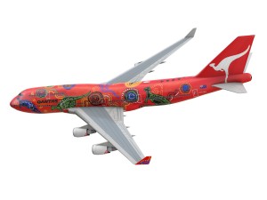 boeing 747 - qantas - wunala dreaming 3D-Modell