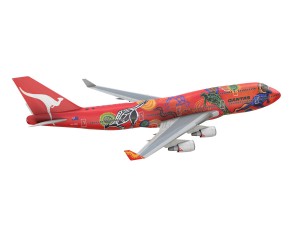 boeing 747 - qantas - wunala dreaming 3D-Modell