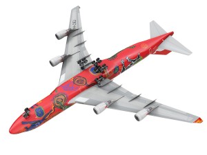 boeing 747 - qantas - wunala dreaming 3D-Modell