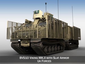 bvs10 viking mkii - uk forces Model 3D