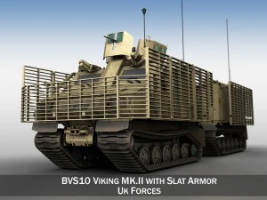 bvs10 viking mkii - сили Великобританії 3D Модель