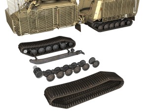 bvs10 viking mkii - uk forces 3D Модель