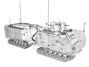bvs10 viking mkii - uk forces 3D Модель