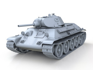 t-34-76 - model 1940 - soviet medium tank 3D 模型