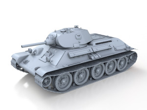 t-34-76 - model 1940 - soviet medium tank 3D 模型
