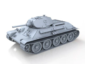 t-34-76 - model 1940 - soviet medium tank 3D Model