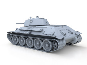 t-34-76 - model 1940 - soviet medium tank 3D 模型