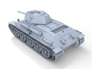 t-34-76 - model 1940 - soviet medium tank 3D 模型