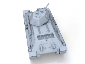 t-34-76 - model 1940 - soviet medium tank 3D Model