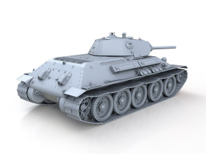 t-34-76 - model 1940 - soviet medium tank 3D 模型