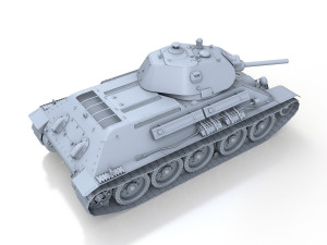 t-34-76 - model 1940 - soviet medium tank 3D 模型