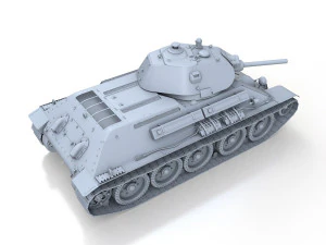 t-34-76 - model 1940 - soviet medium tank 3D Model