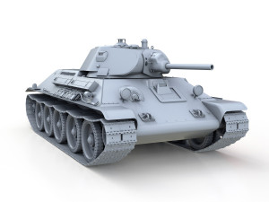 t-34-76 - model 1940 - soviet medium tank 3D 模型