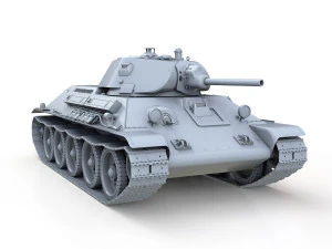 t-34-76 - model 1940 - soviet medium tank 3D Model