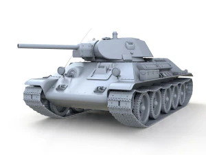 t-34-76 - model 1941 - soviet medium tank 3D Model