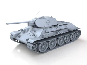 t-34-76 - model 1941 - soviet medium tank 3D Model