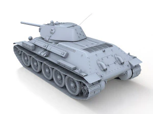 t-34-76 - model 1941 - soviet medium tank 3D Model