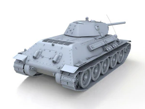 t-34-76 - model 1941 - soviet medium tank 3D Model