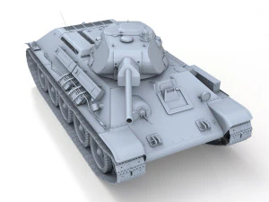 t-34-76 - model 1941 - soviet medium tank 3D Model