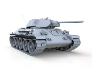 t-34-76 - model 1941 - soviet medium tank 3D Model