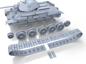 t-34-76 - model 1941 - soviet medium tank 3D Model