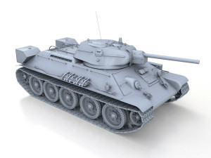 t-34-76 - model 1942 - factory 112 - soviet medium tank Modelo 3D