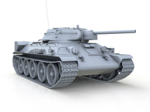 t-34-76 - model 1942 - factory 112 - soviet medium tank Modelo 3D