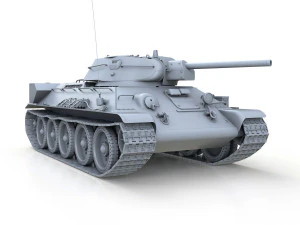 t-34-76 - model 1942 - factory 112 - soviet medium tank 3D Model