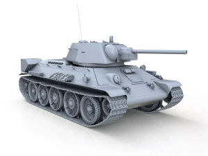 t-34-76 - model 1942 - factory 183 - soviet medium tank 3D Model