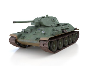 t-34-76 - model 1941 -soviet medium tank - 0314 Modèle 3D
