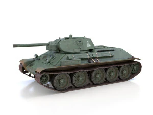 t-34-76 - model 1941 -soviet medium tank - 0314 3D Model
