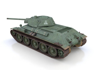 t-34-76 - model 1941 -soviet medium tank - 0314 Modèle 3D